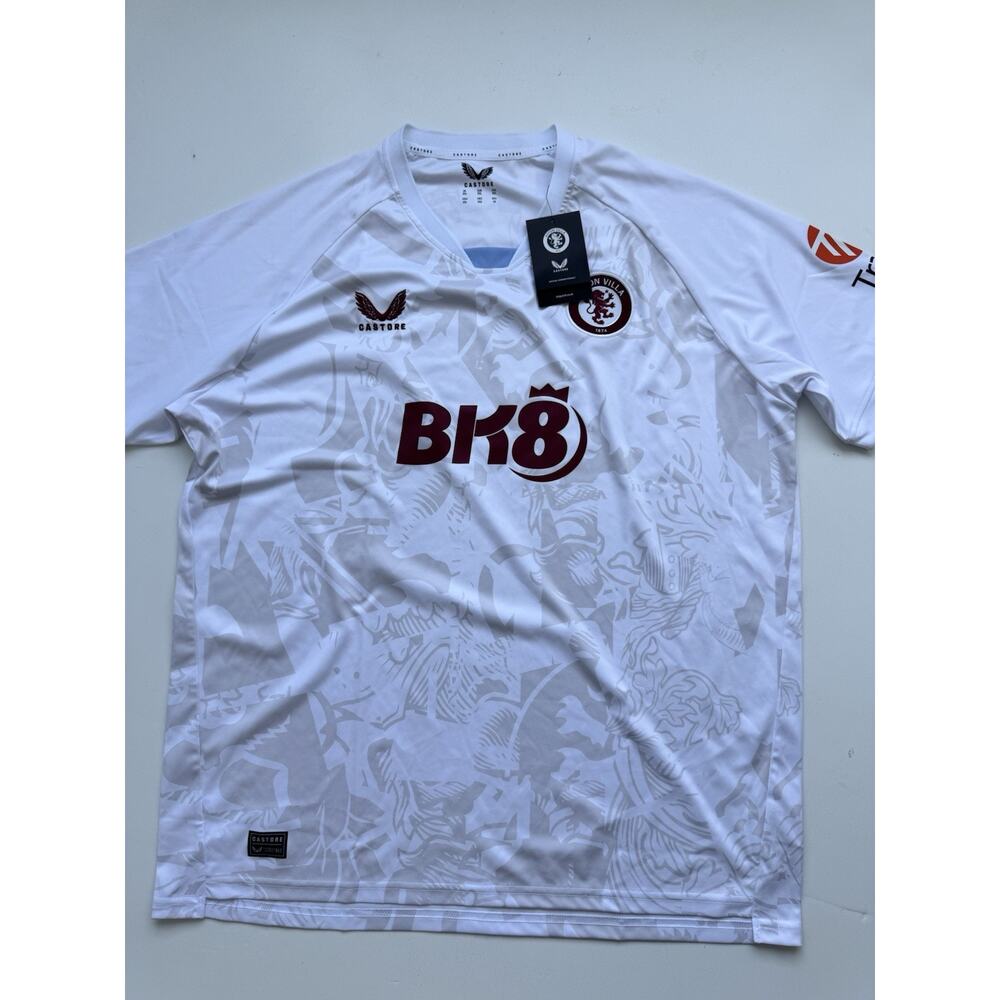 CASTORE Aston Villa 23/24 Away Soccer Football Jersey Shirt XXL NWT